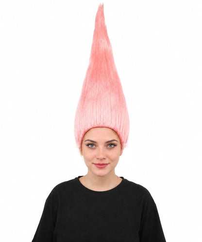 HPO Adult & Teen Women's Tall Cone Wig | Multicolor Options, create of synthetic fiber, extremely tall smooth pointed texture, breathable base | Party, Halloween, theater, drag, performance, costume events