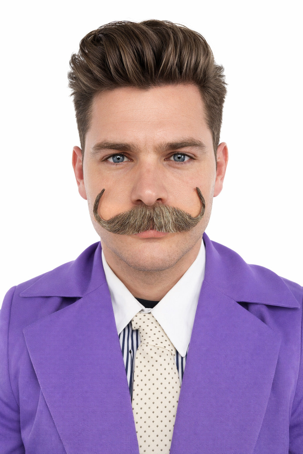 Men's Watson Synthetic Hair Moustache | Facial Hair Multiple Colour Options | HPO