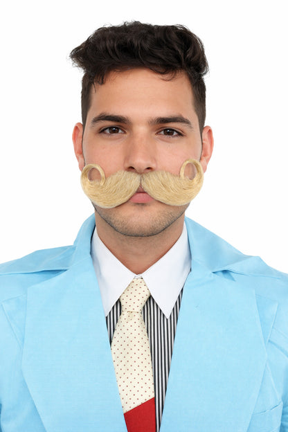 Men's Imperial Twisted Mustache | Multiple Colors