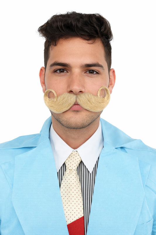 Men's Imperial Twisted Mustache | Multiple Colors