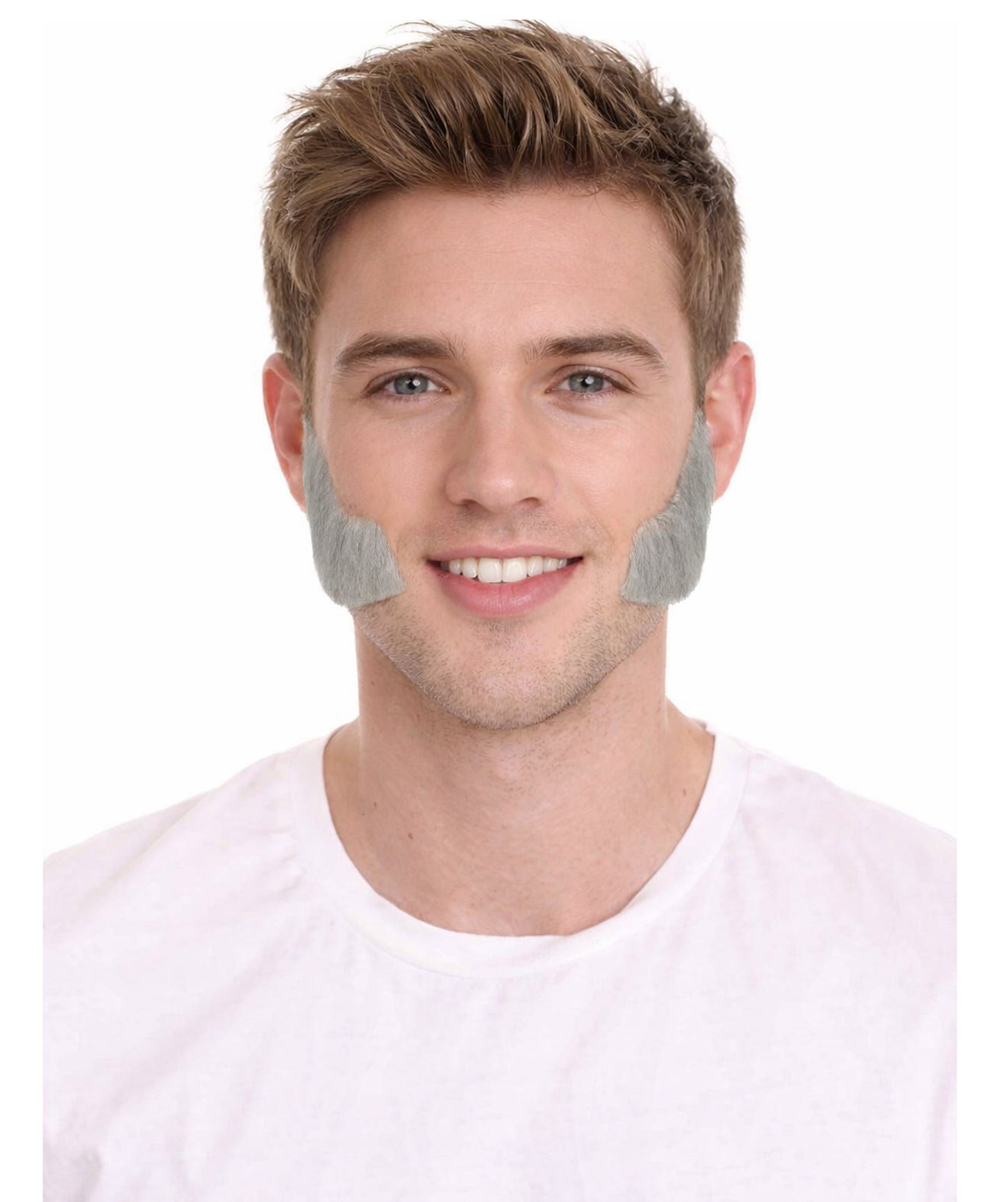 HPO Men's Fake Facial Mutton Chops Side Burns | Multiple Color Options
