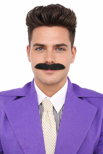 HPO Men's Fake Human Hair Tv Show Mustache |  Novelty Costume