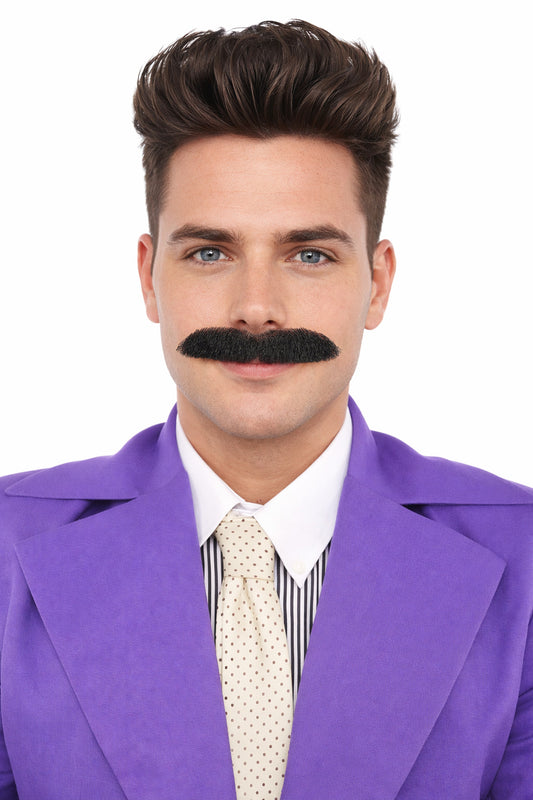 HPO Men's Fake Human Hair Tv Show Mustache |  Novelty Costume