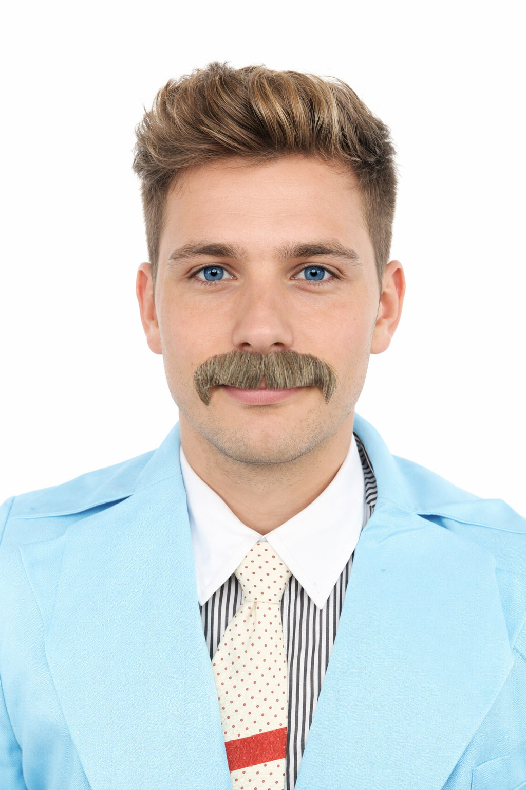 Men's 70's Horseshoe Synthetic Facial Hair Mustache | HPO