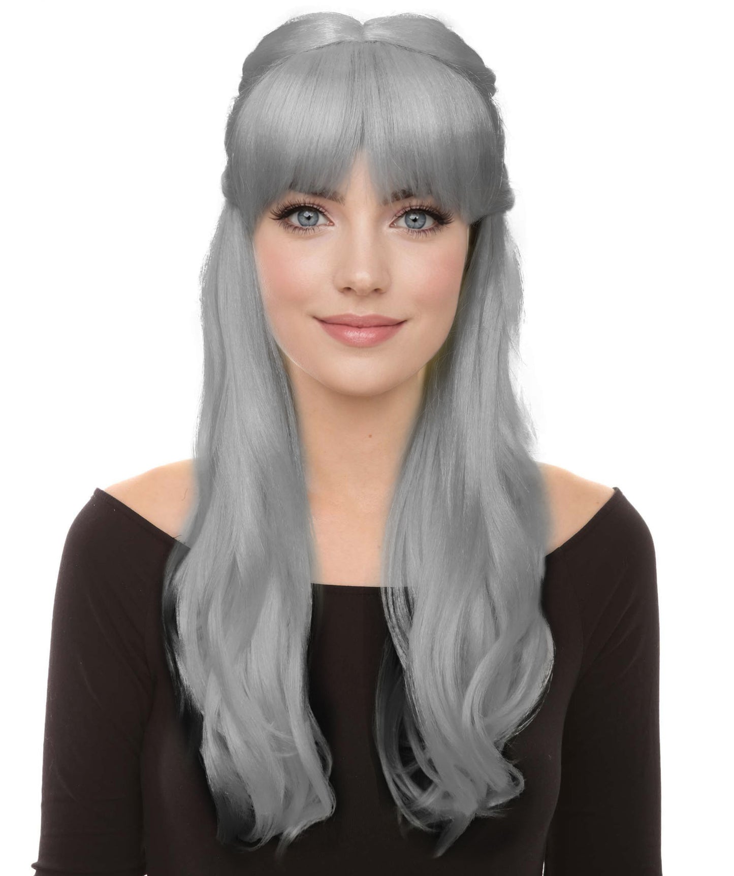 HPO Women's Curly Long Length Trendy Keepsake Multiple Color Options Wig