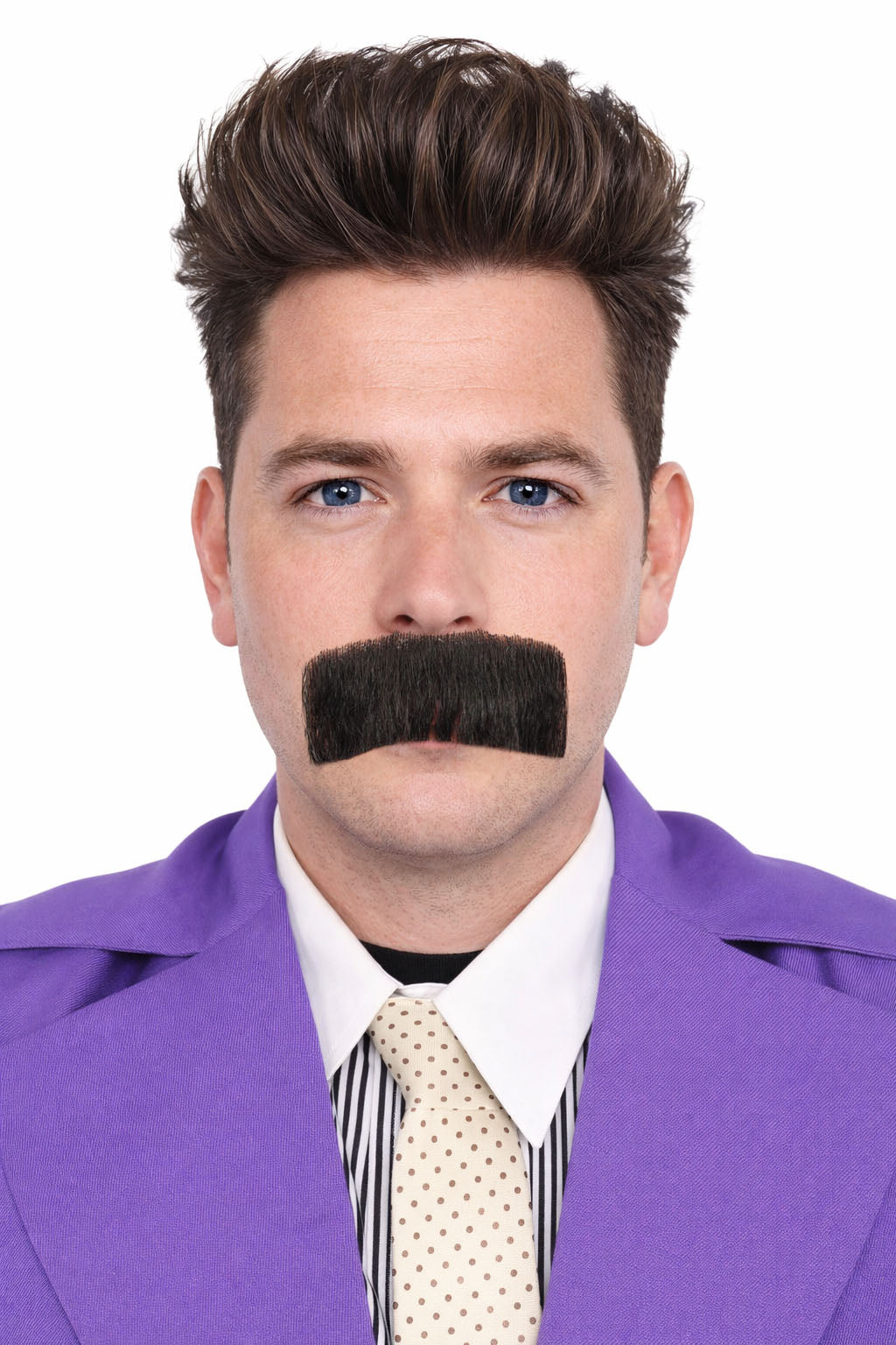 HPO Men's Human Hair Mustache Fancy Facial Hair