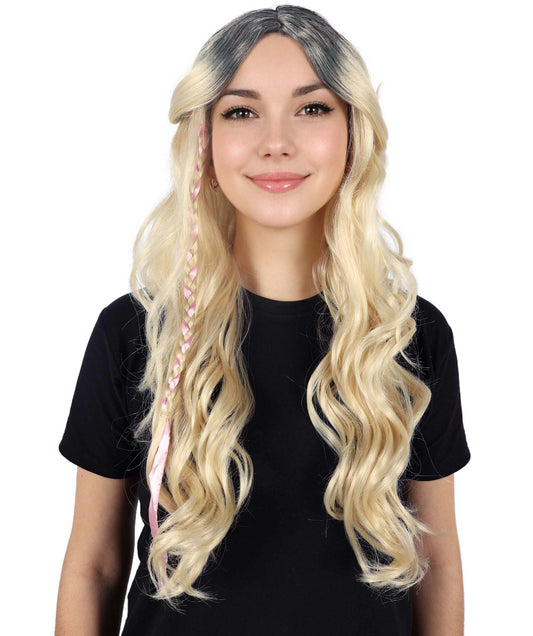 Shadow Womens Wig | Blond TV/Movie Fancy Wig | Premium Breathable Capless Cap