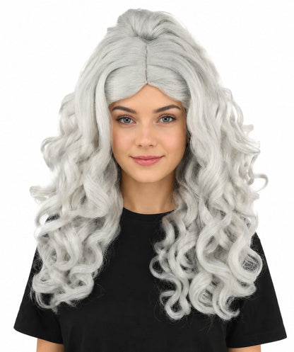 HPO Adult Long 20-Inch Curly Wig | Multiple Color Options | Ideal Cosplay, and Themed Parties | Soft, Natural-Looking, and Easy to Wear