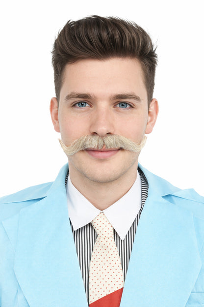 HPO Men's Watson Fake Human Facial Hair Mustache
