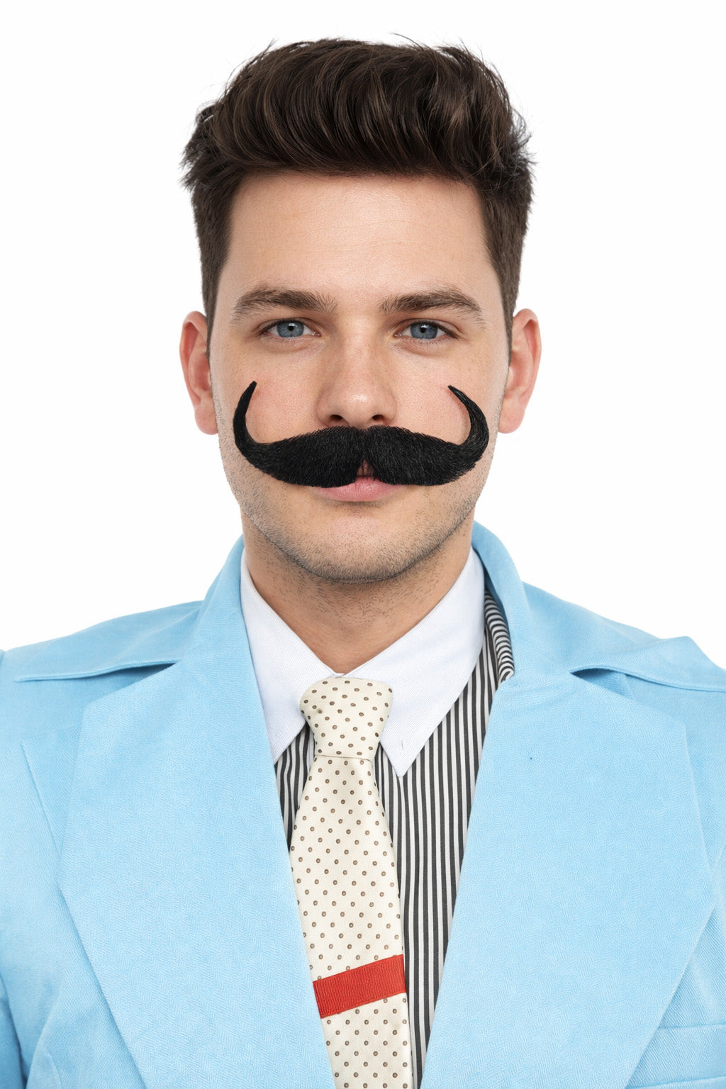 Men's Watson Synthetic Hair Moustache | Facial Hair Multiple Colour Options | HPO