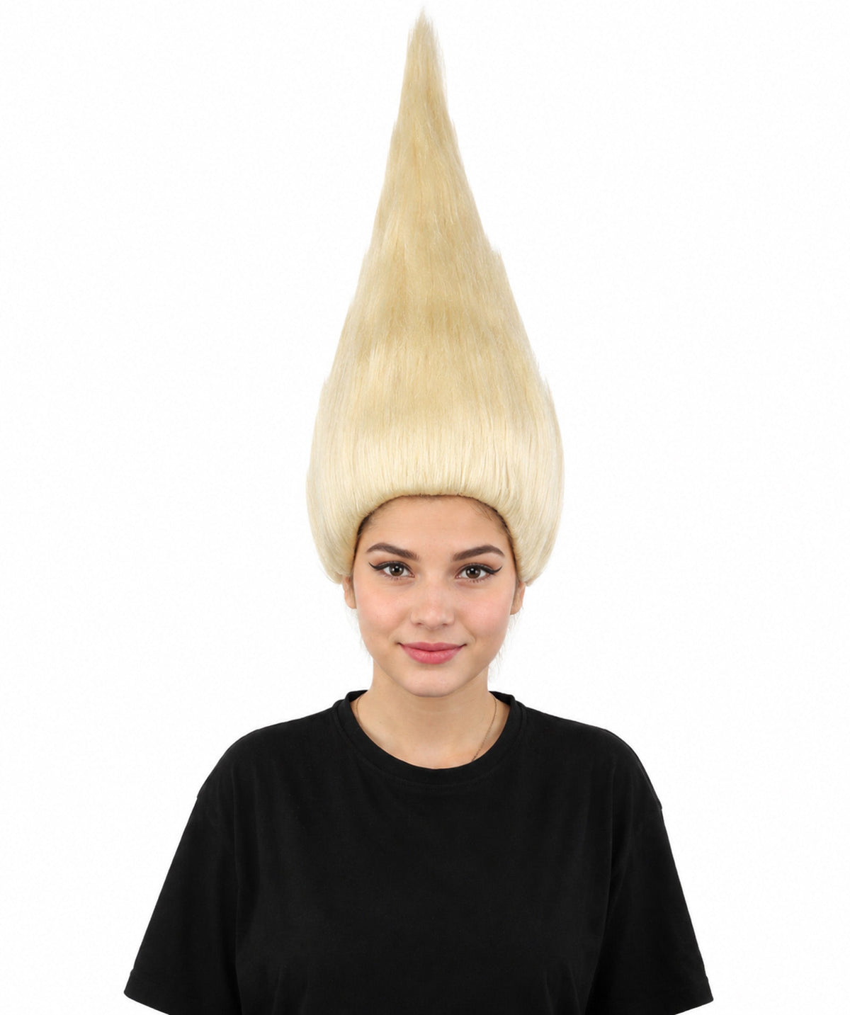 HPO Adult & Teen Women's Tall Cone Wig | Multicolor Options, create of synthetic fiber, extremely tall smooth pointed texture, breathable base | Party, Halloween, theater, drag, performance, costume events
