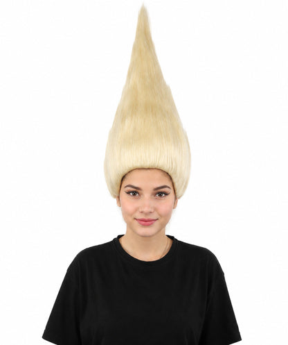 HPO Adult & Teen Women's Tall Cone Wig | Multicolor Options, create of synthetic fiber, extremely tall smooth pointed texture, breathable base | Party, Halloween, theater, drag, performance, costume events