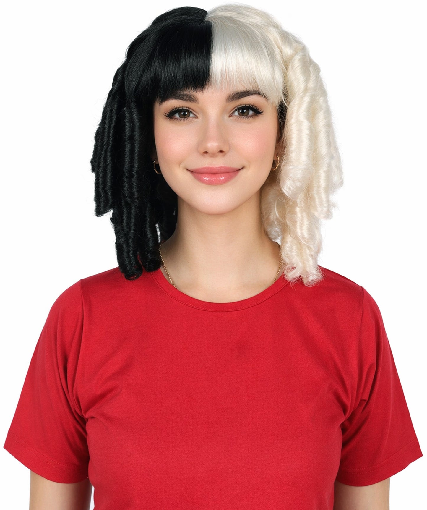 French Colonial Curly Wig | Blonde Historical Wigs | Premium Breathable Capless Cap