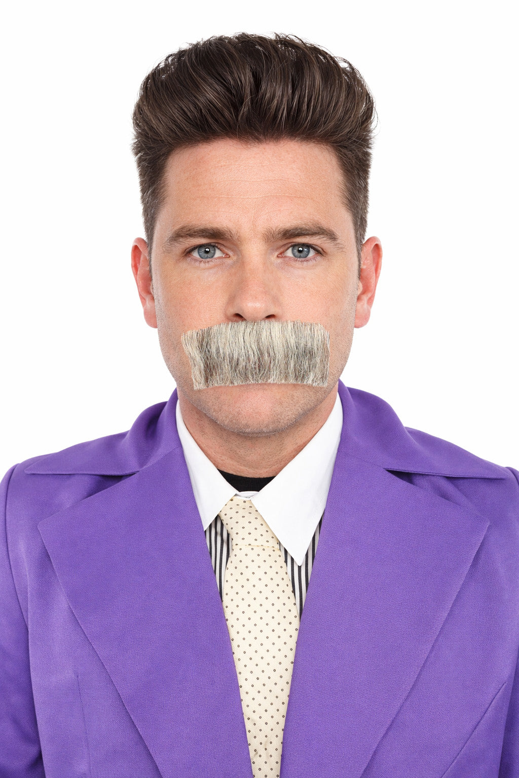 Men's Human Hair Moustache | Facial Hair Multiple Colours Option | HPO
