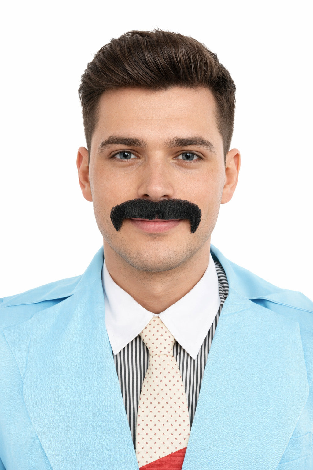 HPO Men's Synthetic Hair Fake Mustache Fancy Facial Hair