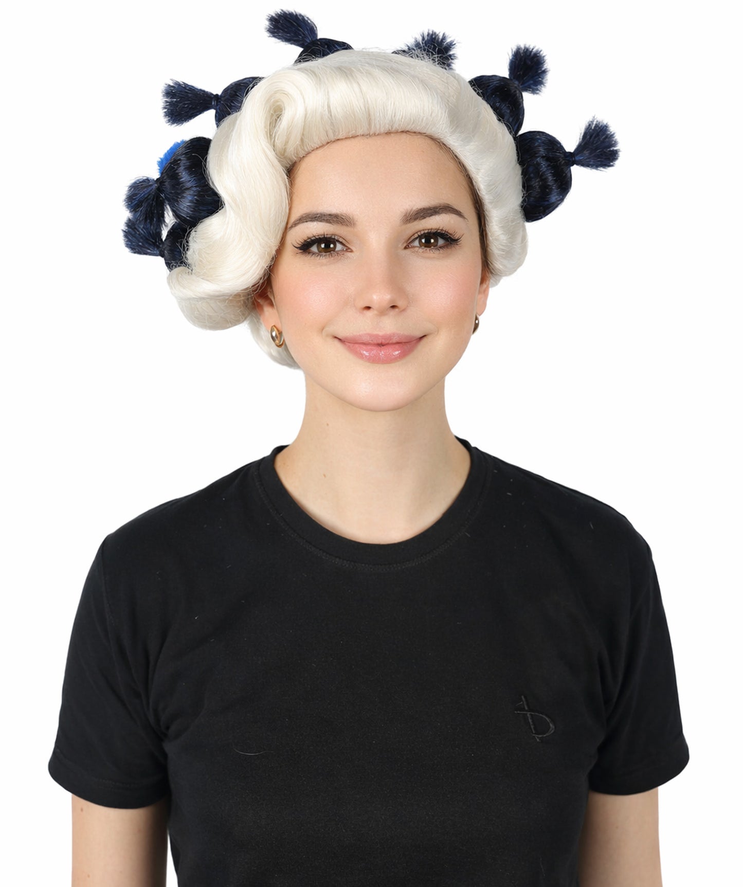 HPO Women's Dramatic Elegant Updo Bun Wig | Multiple color options | Flame-retardant Synthetic Fiber