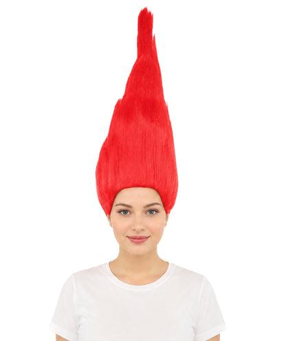 HPO Adult & Teen Women's Tall Cone Wig | Multicolor Options, create of synthetic fiber, extremely tall smooth pointed texture, breathable base | Party, Halloween, theater, drag, performance, costume events