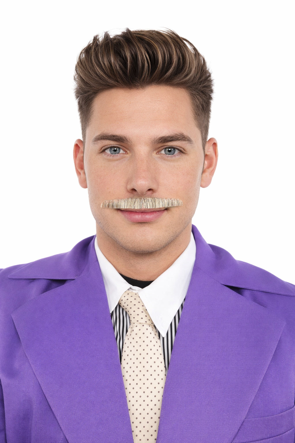 HPO  Men's Fake Synthetic Hair Mustache | Multicolor Color Options