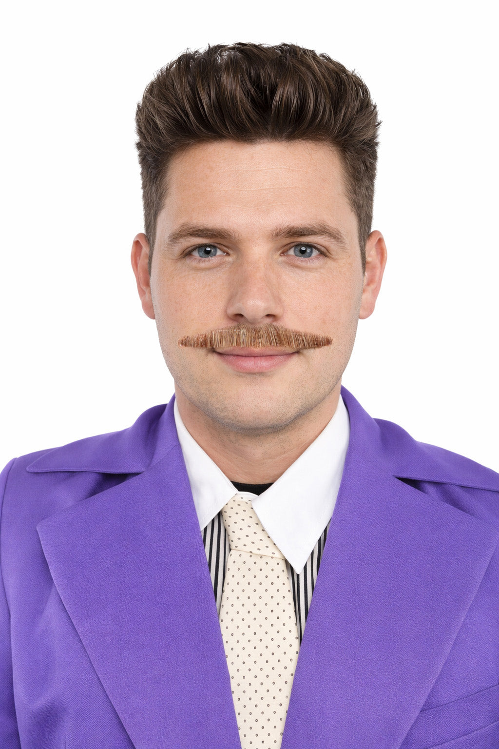 HPO  Men's Fake Synthetic Hair Mustache | Multicolor Color Options