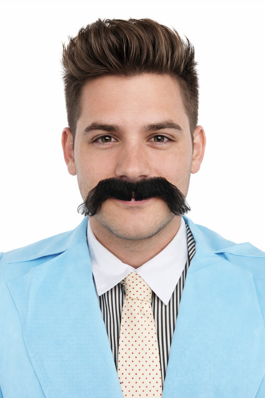 Men's  Style Moustache Set | Black Fancy Facial Hair