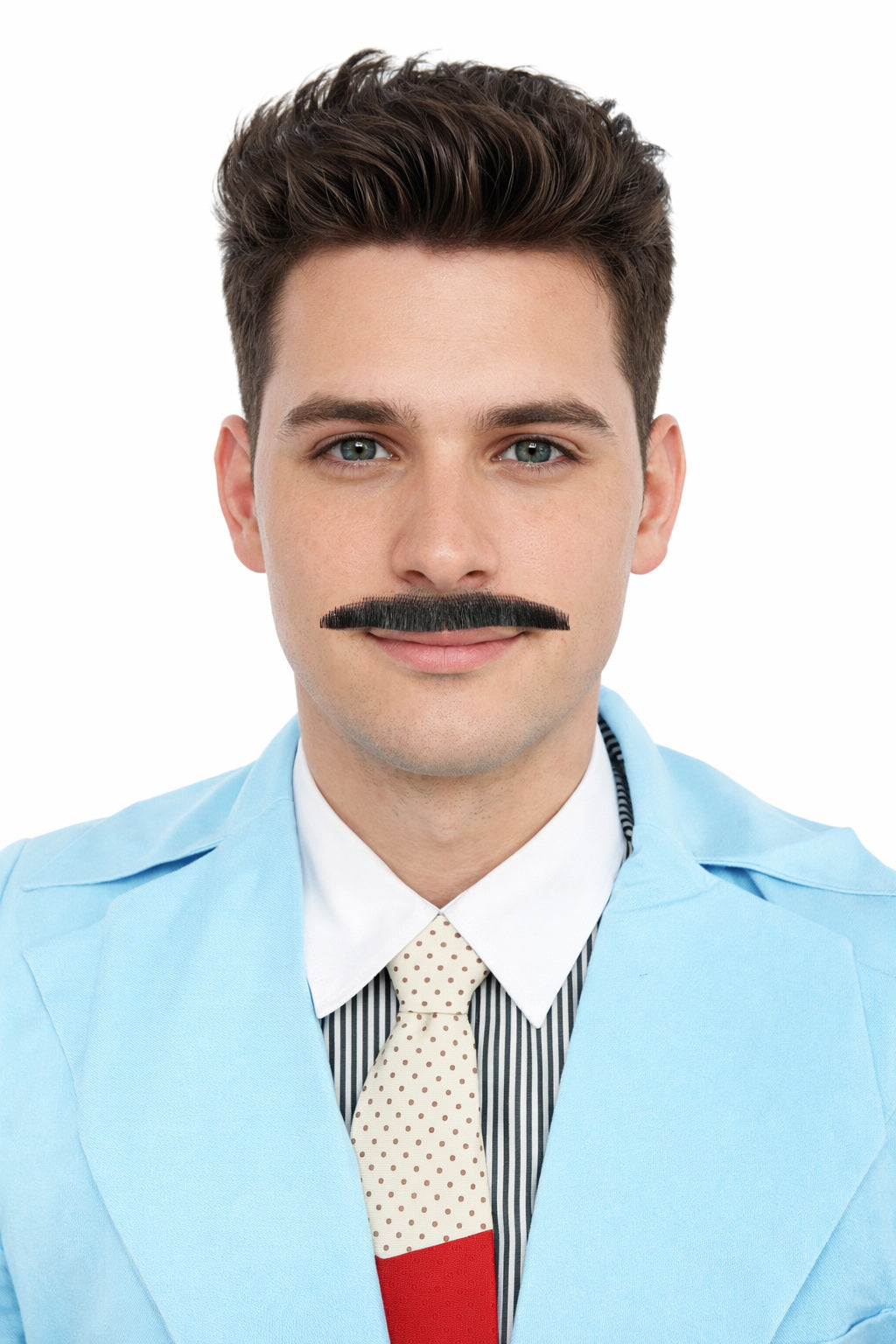 HPO  Men's Fake Synthetic Hair Mustache | Multicolor Color Options