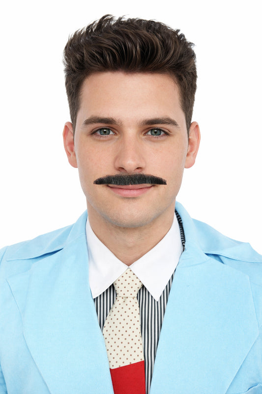 HPO  Men's Fake Synthetic Hair Mustache | Multicolor Color Options