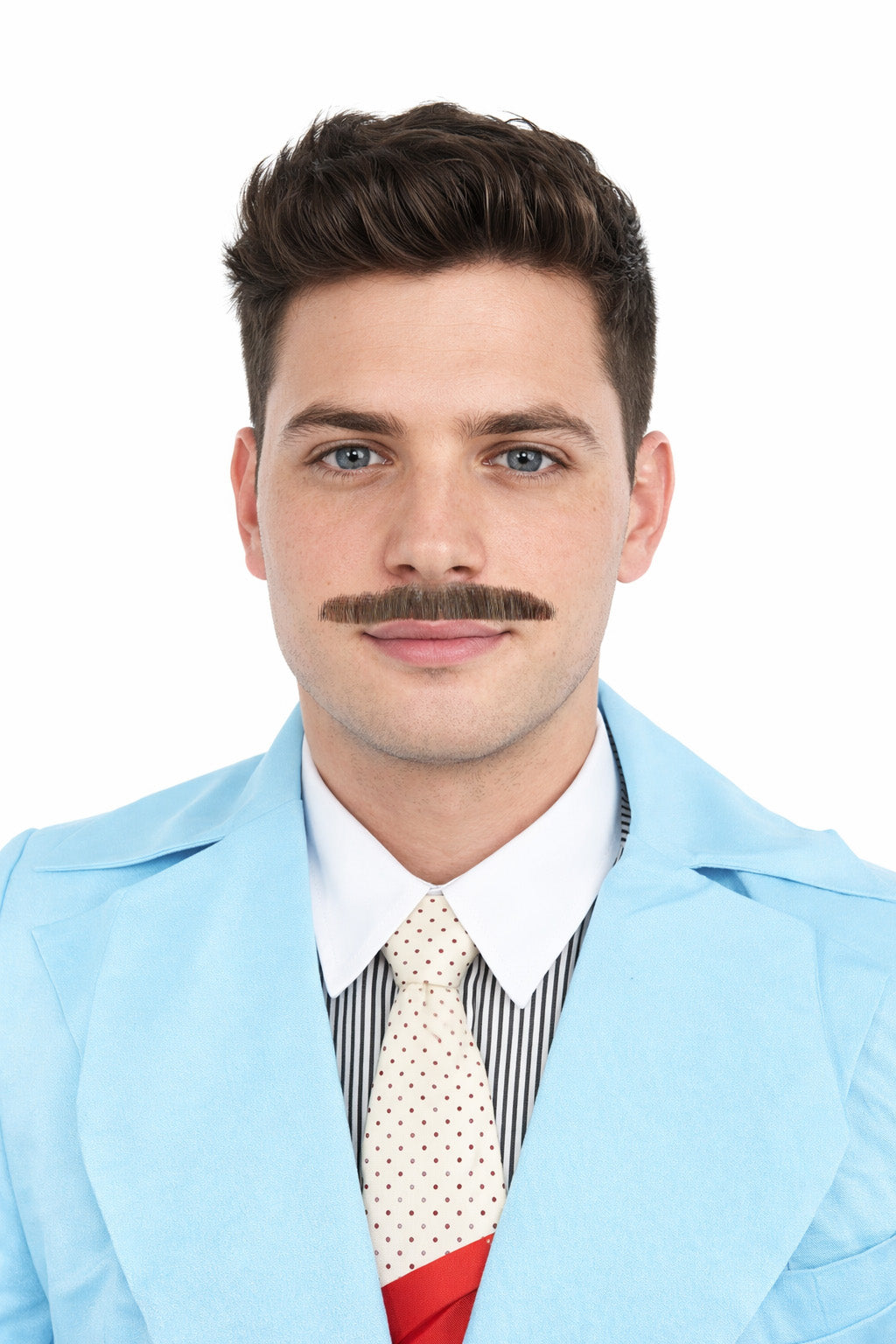 HPO  Men's Fake Synthetic Hair Mustache | Multicolor Color Options