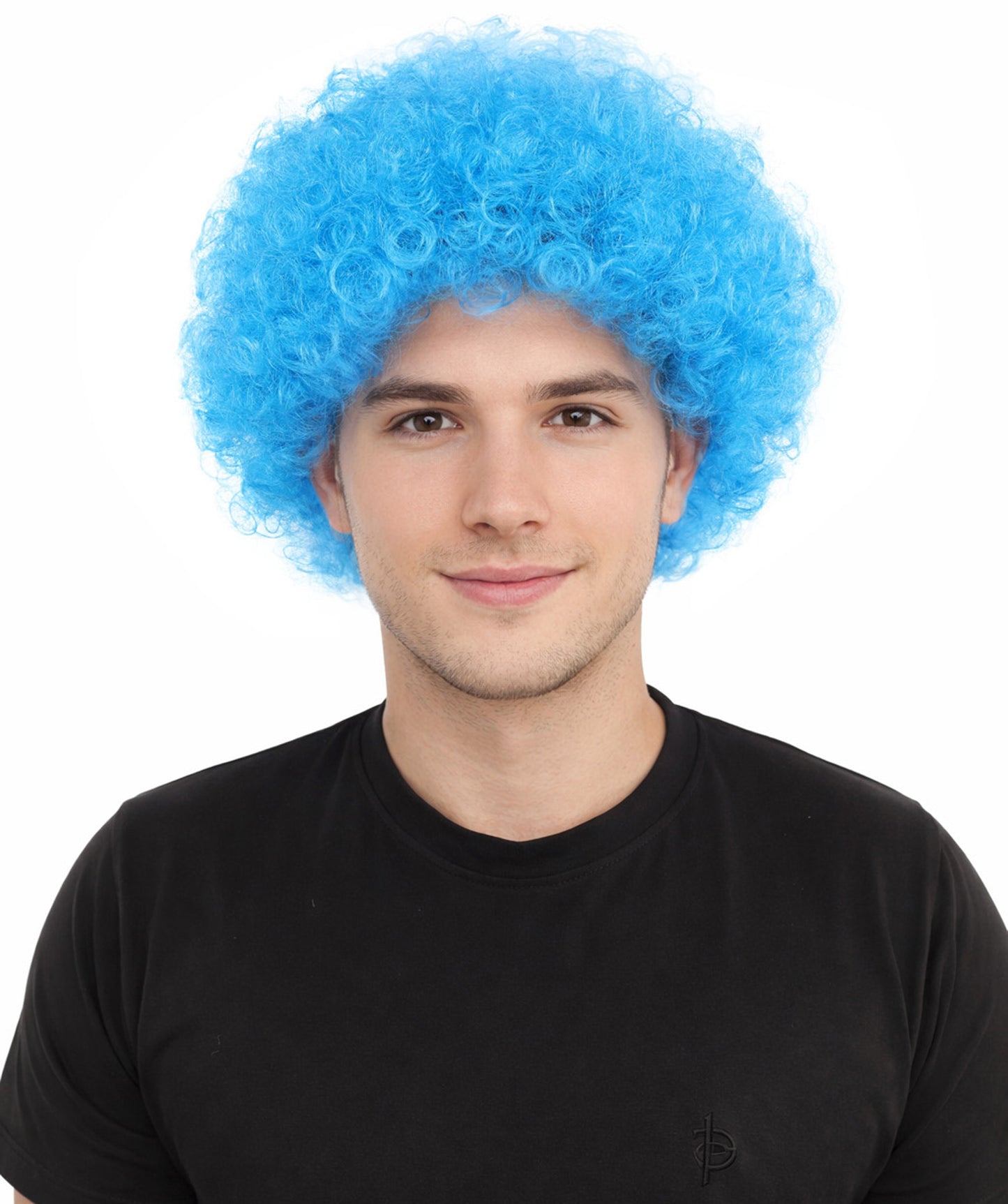 HPO Men's Afro Style Clown Wig with Standard Cap  | Flame-Retardant Synthetic Fiber | Ideal for Parties, Cosplay, and Themed Events