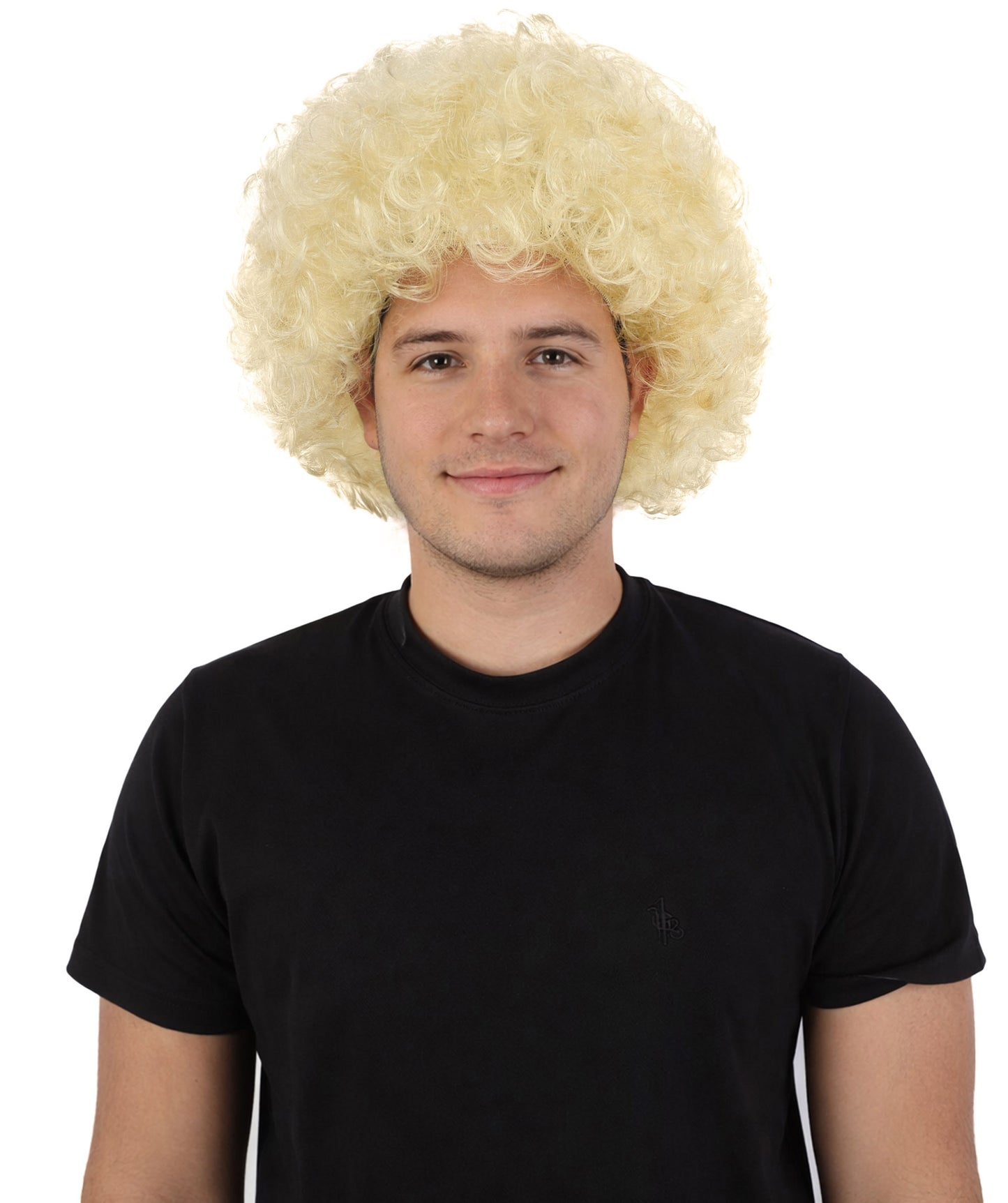 HPO Men's Afro Style Clown Wig with Standard Cap  | Flame-Retardant Synthetic Fiber | Ideal for Parties, Cosplay, and Themed Events