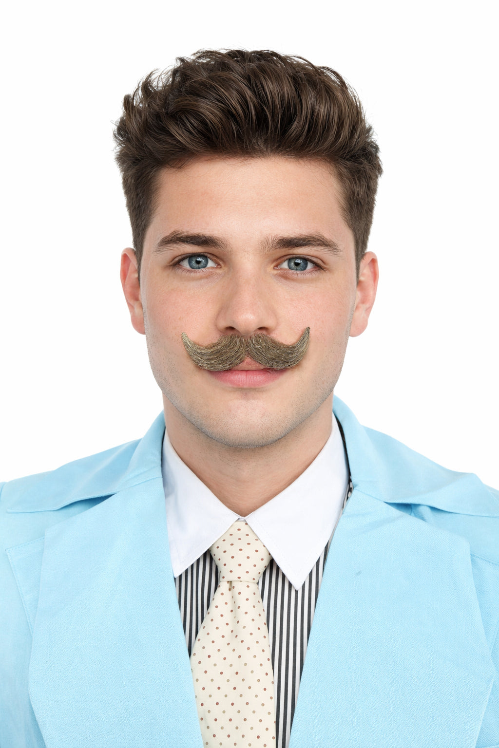 Men's Small Imperial Synthetic Hair Mustache | Multiple Color Options | HPO