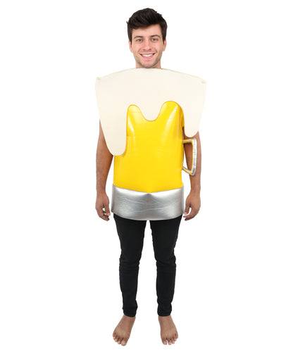 HPO Men's Funny Beer Mug Fancy Dress Costume – Fun Oktoberfest Party Outfit