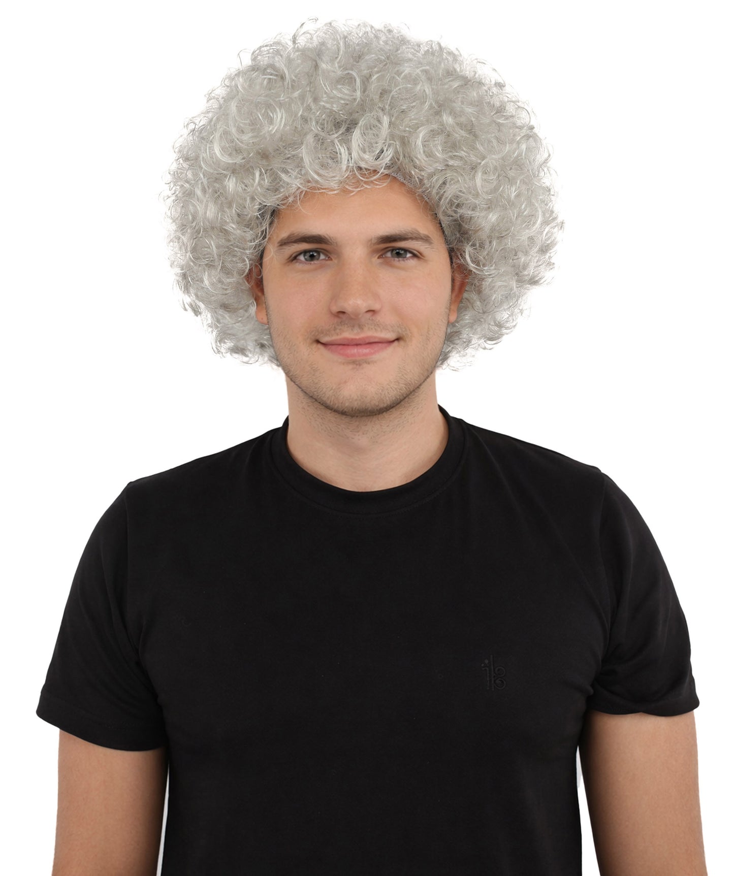 HPO Men's Soft Curly Afro Wig with Multiple Color Options | Flame-Retardant Synthetic Fiber | Perfect for Halloween, Cosplay and Themed Parties