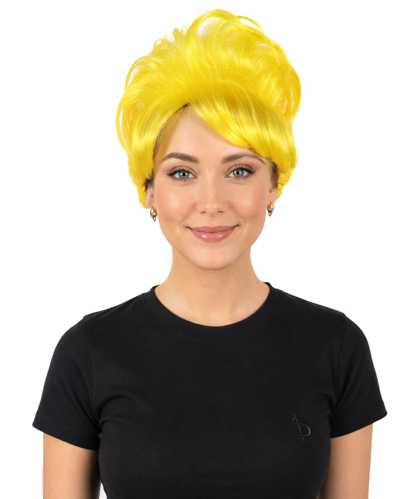HPO Women's Bun Style 50s Housewife Multiple Wig | Halloween and Cosplay Wig | Flame-retardant Synthetic Fiber