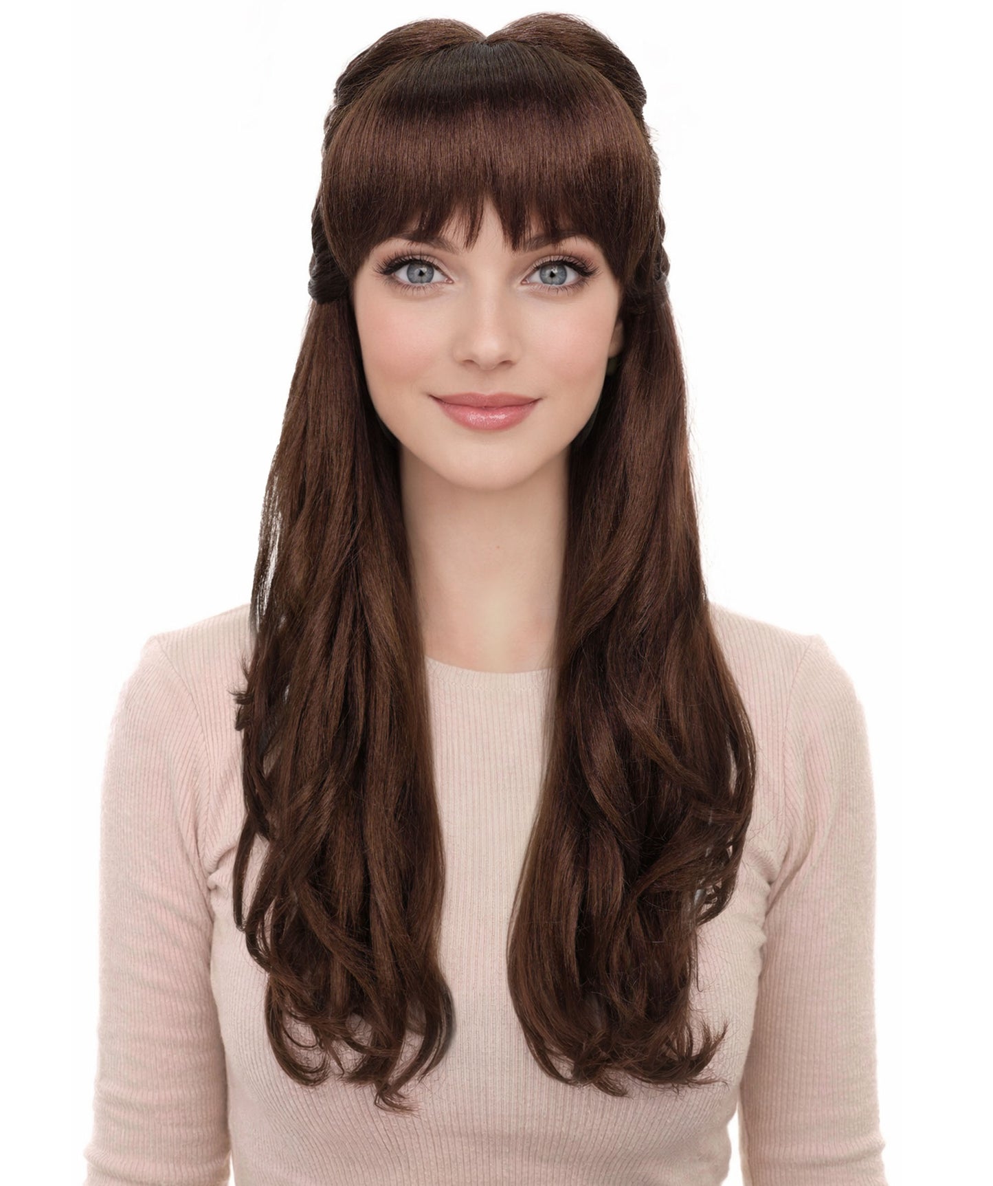 HPO Women's Curly Long Length Trendy Keepsake Multiple Color Options Wig