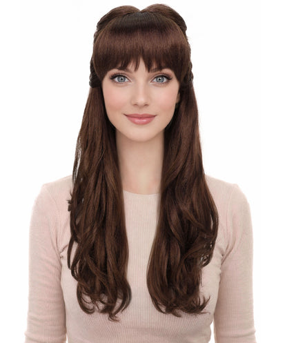 HPO Women's Curly Long Length Trendy Keepsake Multiple Color Options Wig