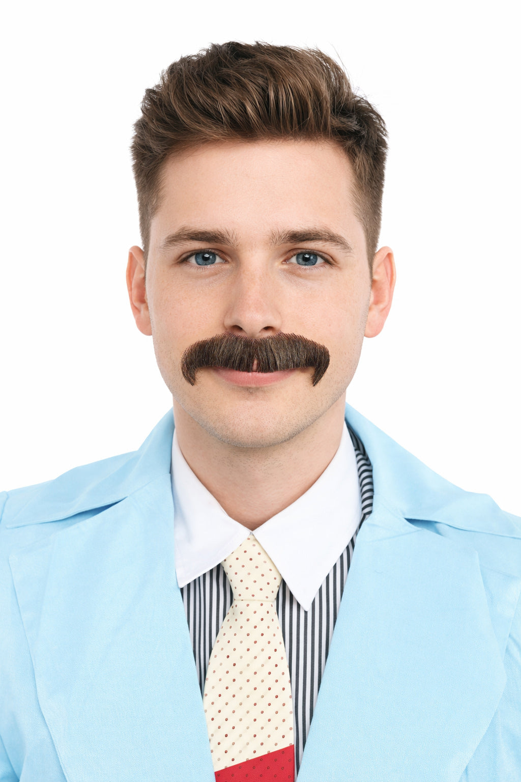 Men's 70's Horseshoe Synthetic Facial Hair Mustache | HPO