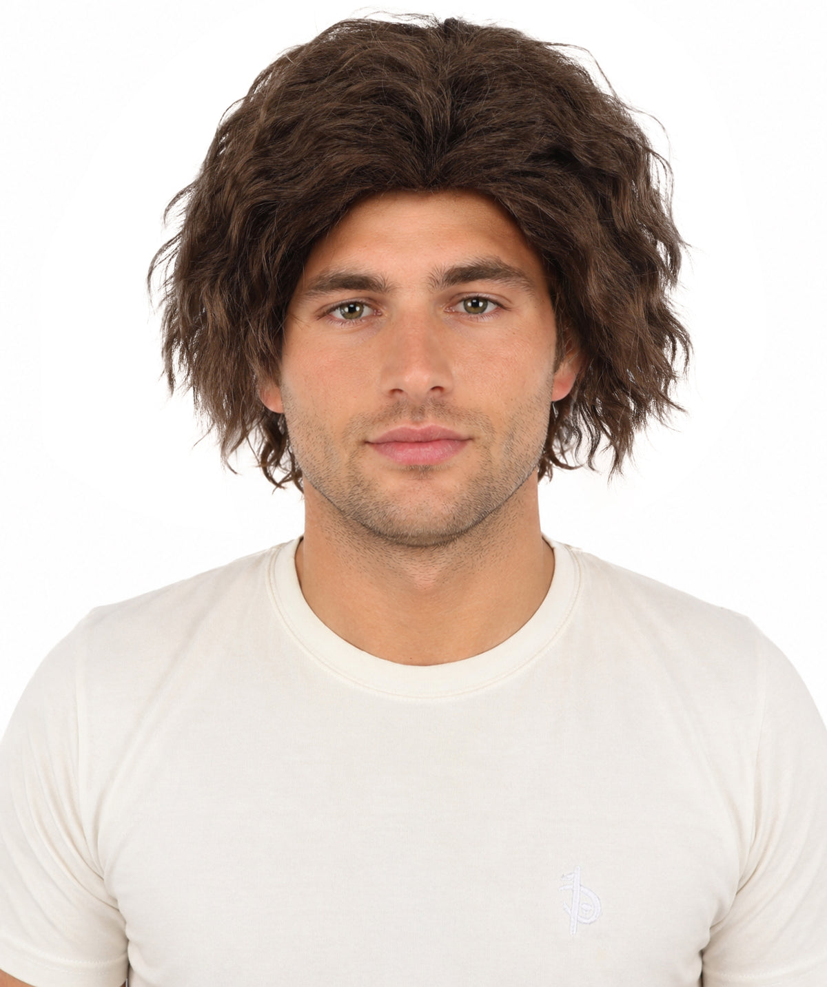 HPO Adult Men's Messy Wavy Shag Wig | Multiple Color Options | Create of synthetic fiber, relaxed tousled volume, breathable base | Party, Halloween, theater, drag, performance, costume events