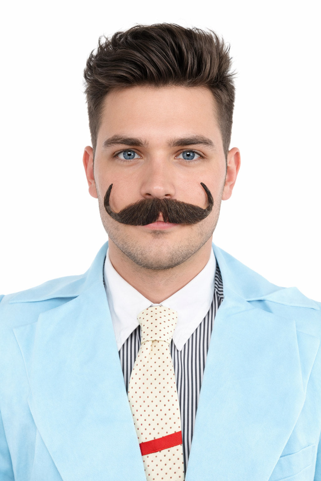 Men's Watson Synthetic Hair Moustache | Facial Hair Multiple Colour Options | HPO
