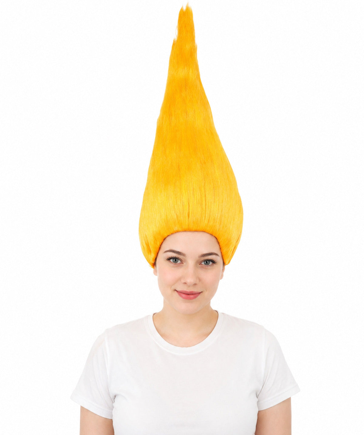 HPO Adult & Teen Women's Tall Cone Wig | Multicolor Options, create of synthetic fiber, extremely tall smooth pointed texture, breathable base | Party, Halloween, theater, drag, performance, costume events