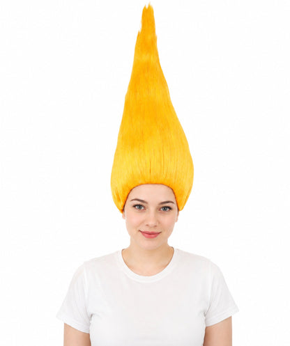 HPO Adult & Teen Women's Tall Cone Wig | Multicolor Options, create of synthetic fiber, extremely tall smooth pointed texture, breathable base | Party, Halloween, theater, drag, performance, costume events