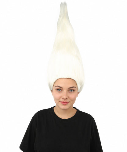 HPO Adult & Teen Women's Tall Cone Wig | Multicolor Options, create of synthetic fiber, extremely tall smooth pointed texture, breathable base | Party, Halloween, theater, drag, performance, costume events