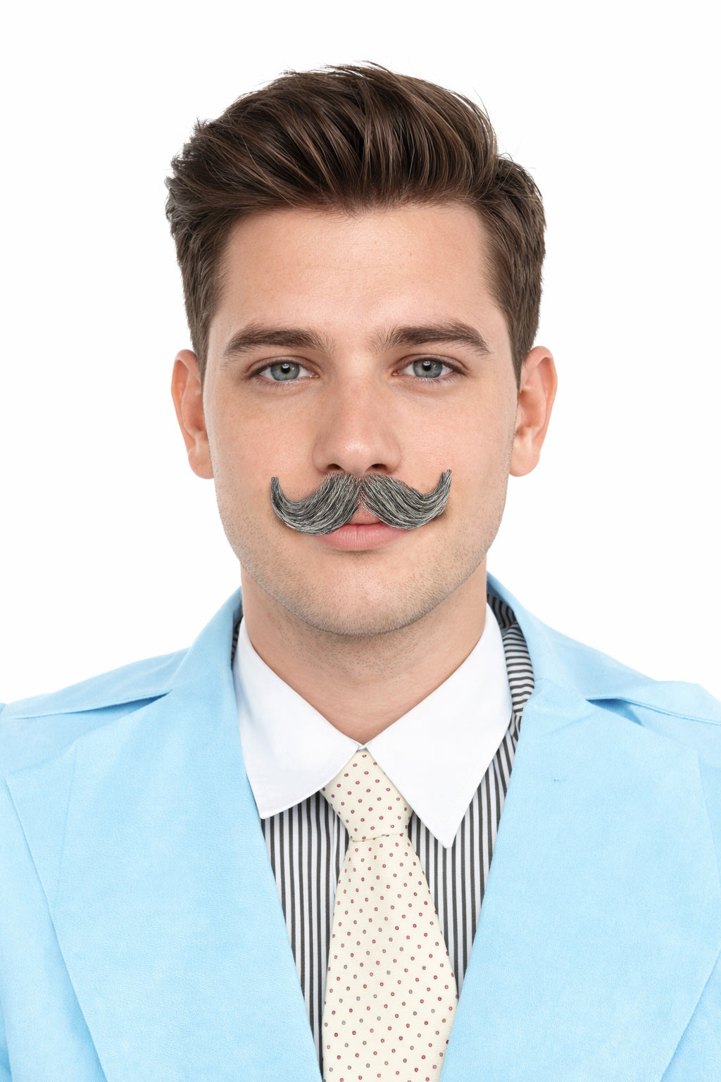 Men's Small Imperial Synthetic Hair Mustache | Multiple Color Options | HPO
