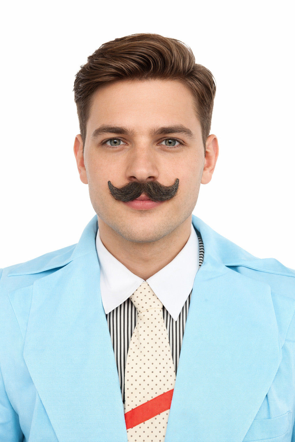 Men's Small Imperial Synthetic Hair Mustache | Multiple Color Options | HPO