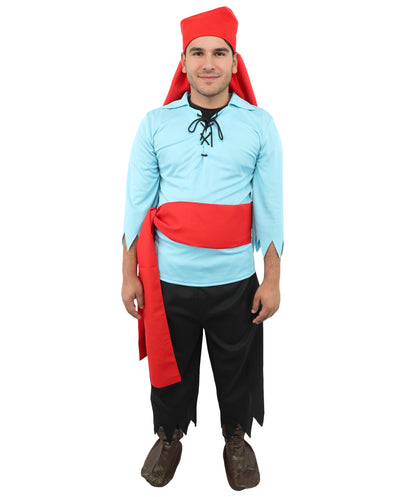 HPO Leg Avenue Men's Pillaging Pirate Costume - Authentic Pirate Outfit with Hat and Accessories, Perfect for Themed Events