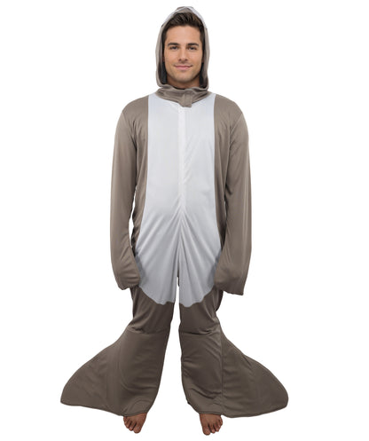 HPO Men's Ocean Animal & Sea Creature Jumpsuit Grey Costume | Fun, Vibrant Outfits for All Ages