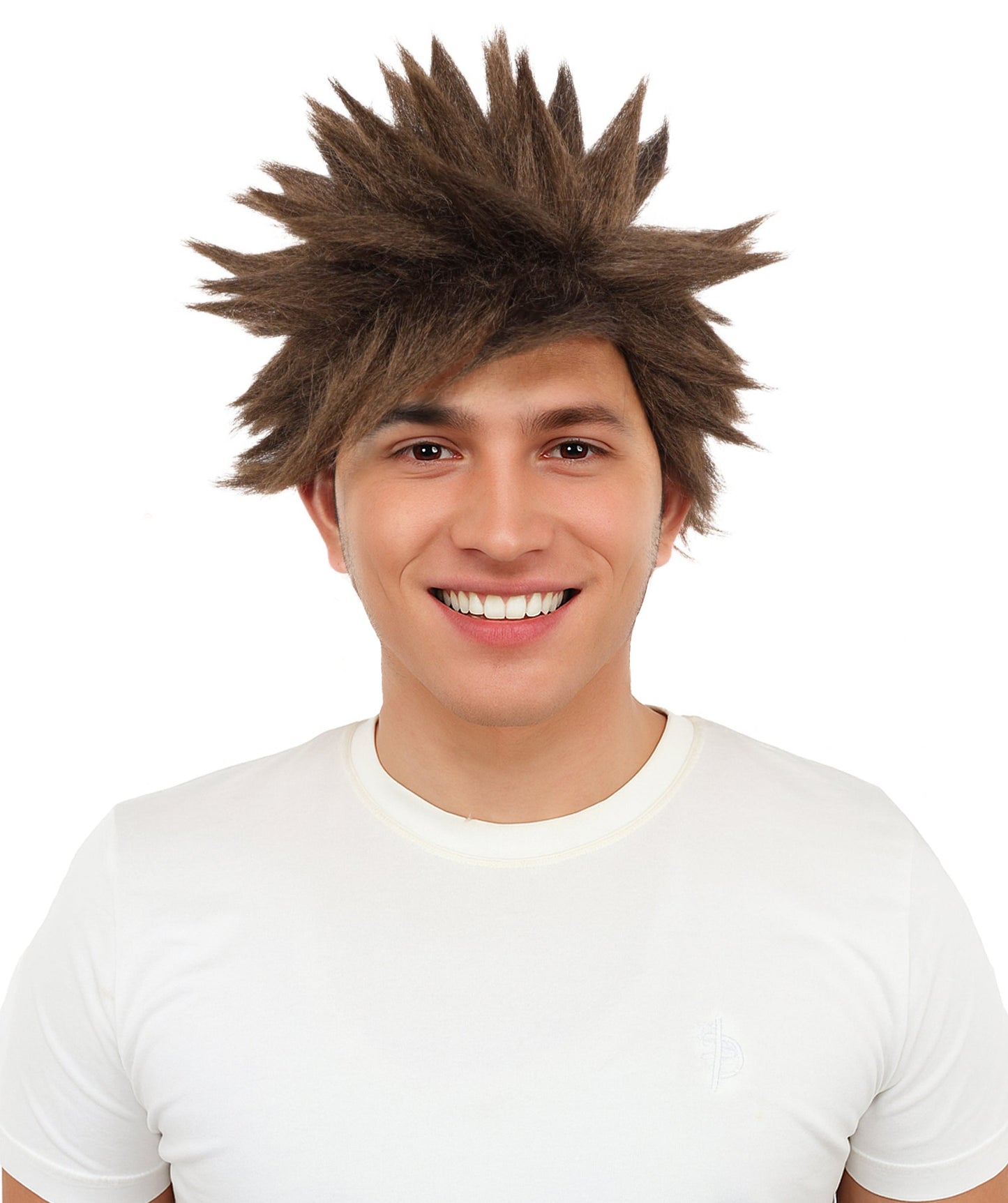 HPO Adult Men's Japanese Superhero Manga Spiky Wig |  Multi Color Options