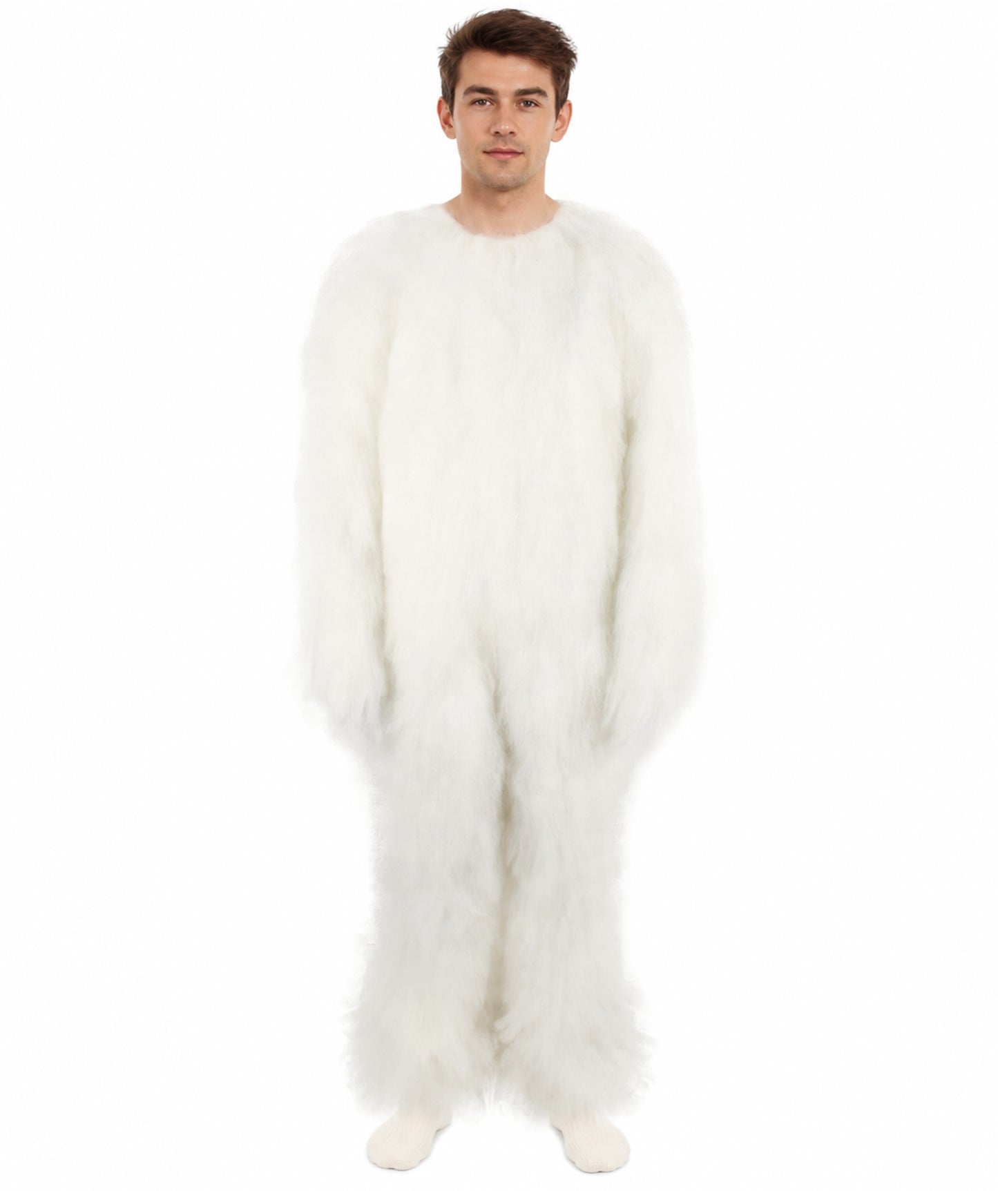 HPO Unisex Easter Bunny Furry Costume I Best for Halloween I Flame-retardant Synthetic Fiber