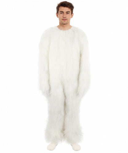HPO Unisex Easter Bunny Furry Costume I Best for Halloween I Flame-retardant Synthetic Fiber