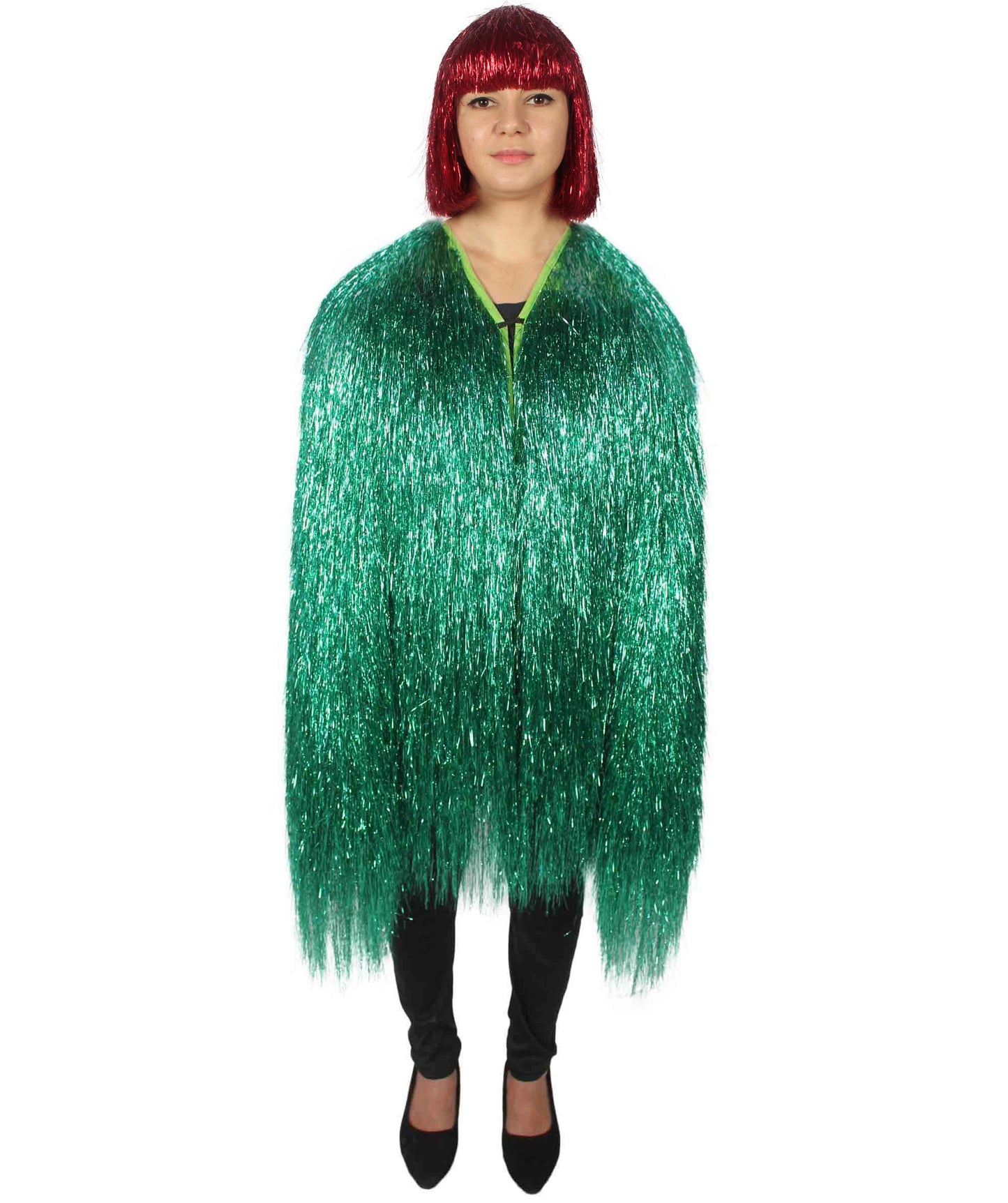 HPO Women's Party Tinsel Costume Set | Multiple Color Options | Suitable for Halloween |  Tinsel Material