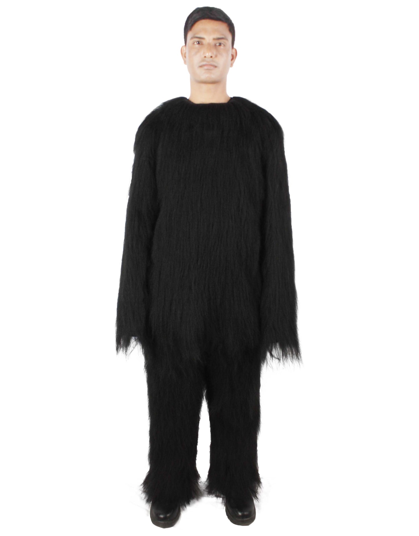 HPO Hairy Unisex Ape Mask and Bodysuit Costume Bundle | Multiple Color Options